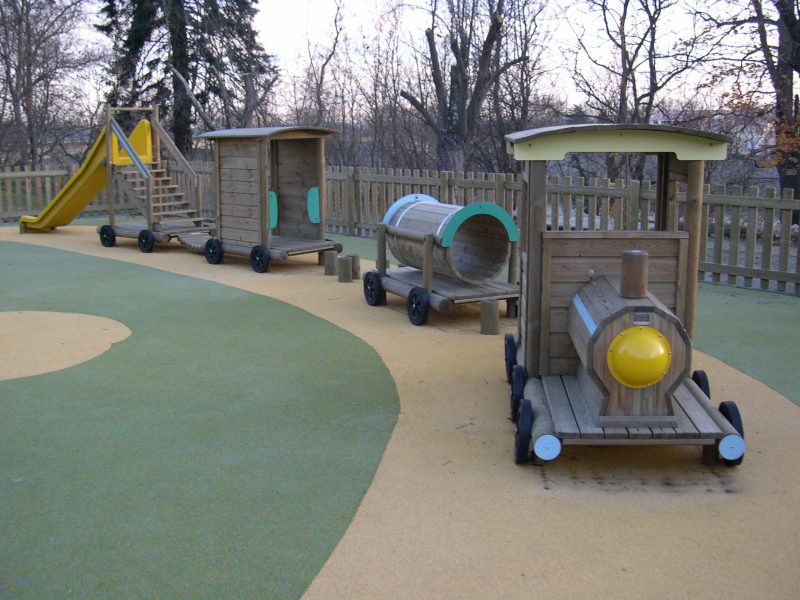 Cabine voyageur, pont oscillant, poutre d'équilibre wagon de marchandise